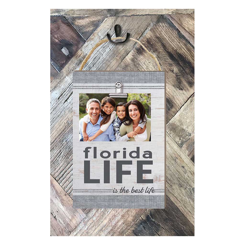 Florida Life Hanging Clip Photo Frame