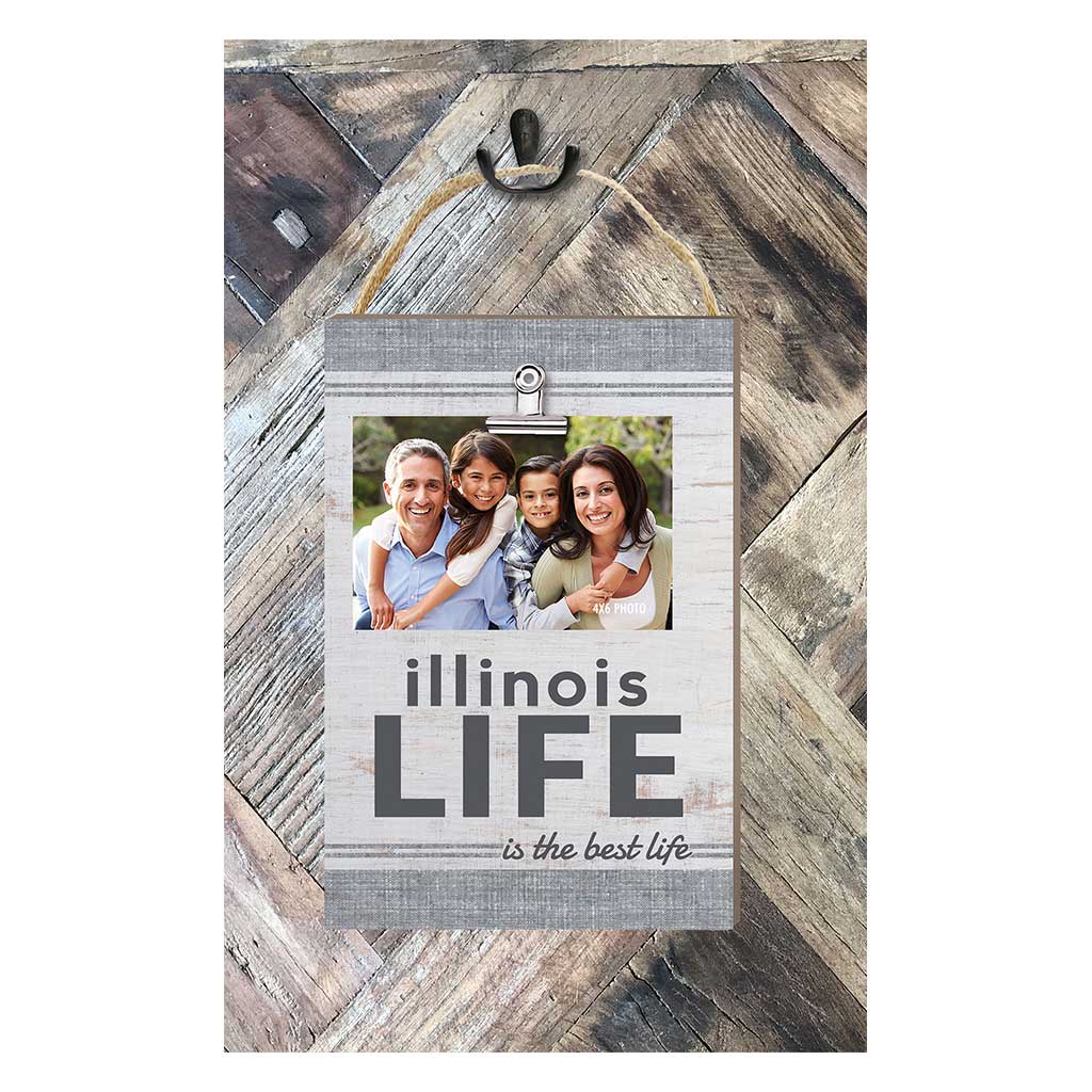 Illinois Life Hanging Clip Photo Frame
