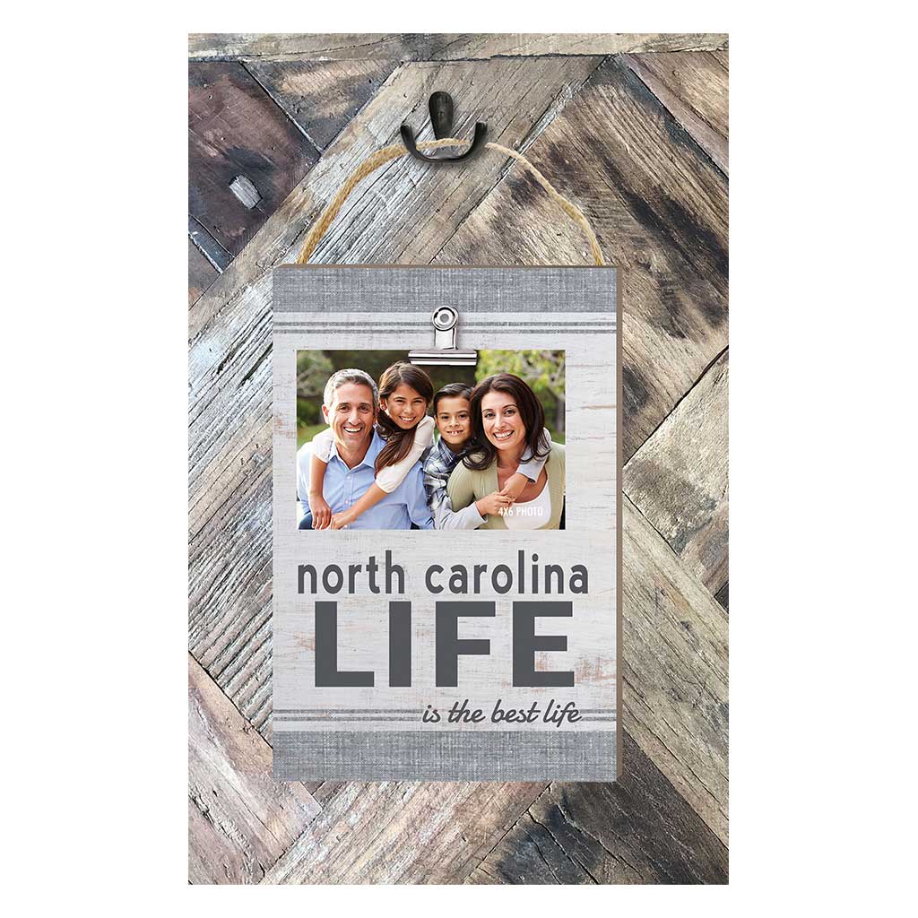 North Carolina Life Hanging Clip Photo Frame
