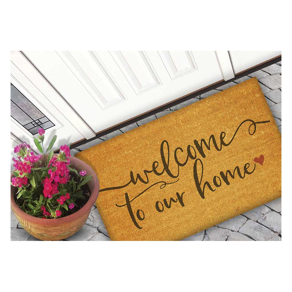 18x30 Coir Doormat Welcome to Our Home