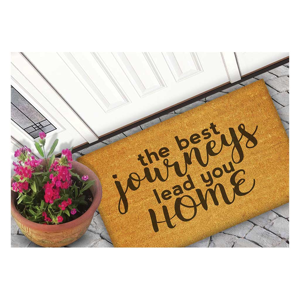 18x30 Coir Doormat Best Journeys Lead Home