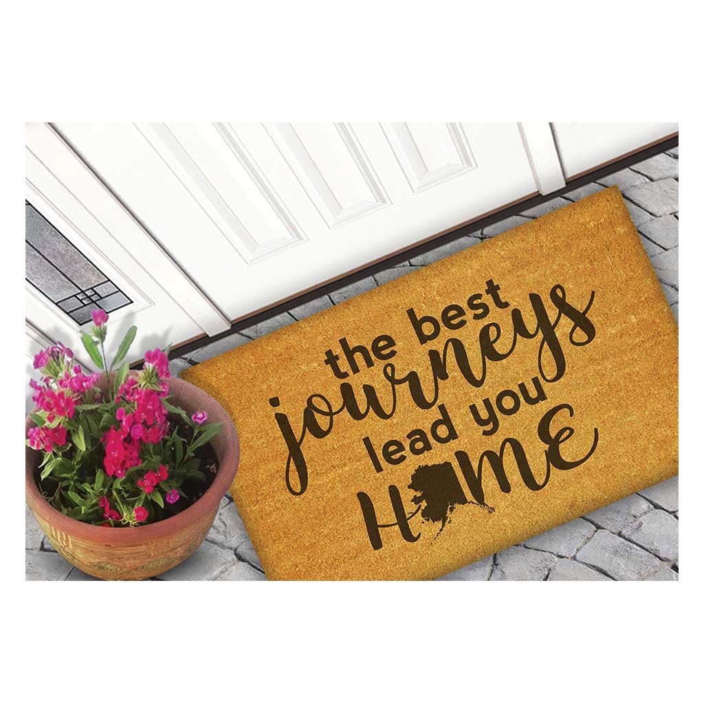 18x30 Coir Doormat Best Journeys Alaska