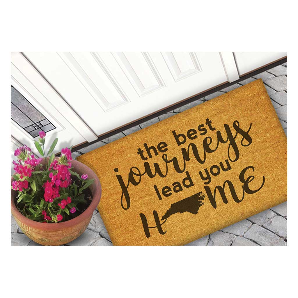 18x30 Coir Doormat Best Journeys North Carolina