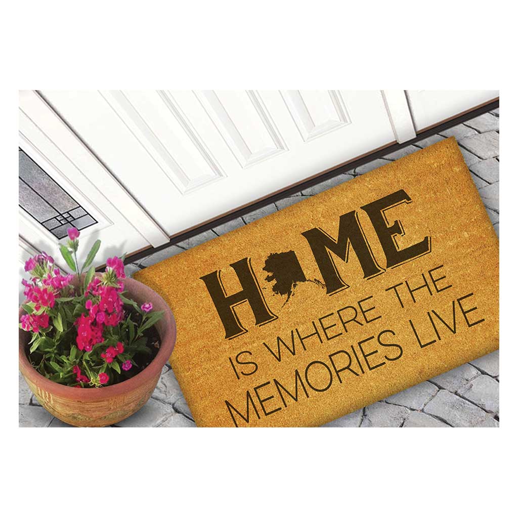 18x30 Coir Doormat Home Memories Live Alaska