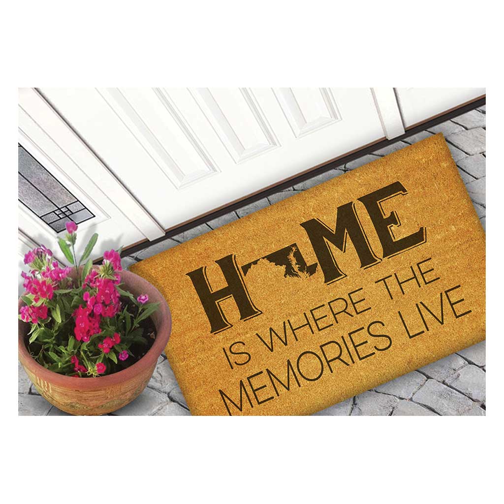 18x30 Coir Doormat Home Memories Live Maryland