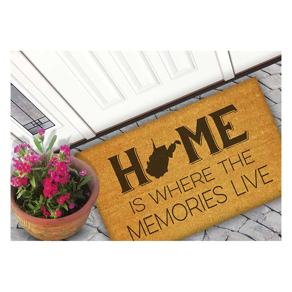 18x30 Coir Doormat Home Memories Live West Virginia