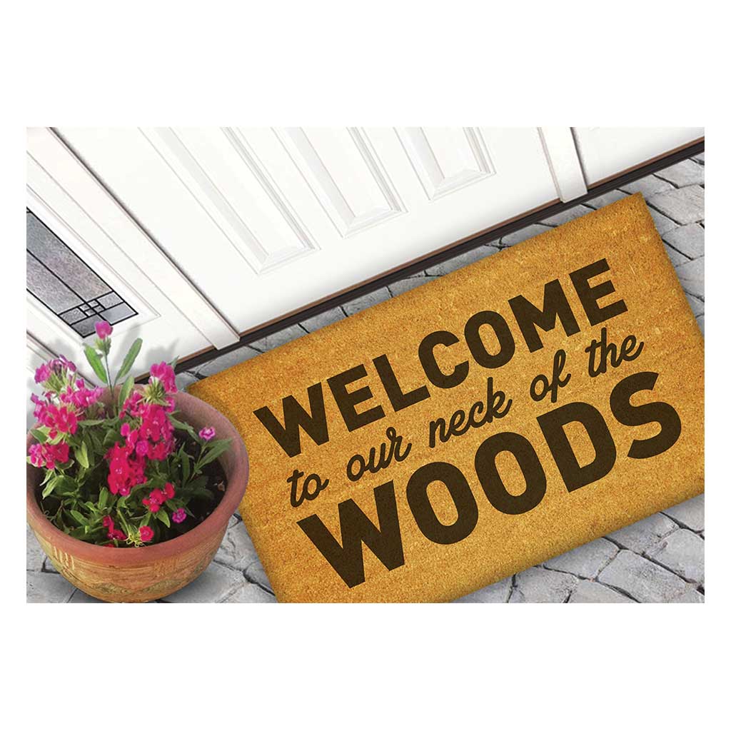 18x30 Coir Doormat Welcome Neck of the Woods