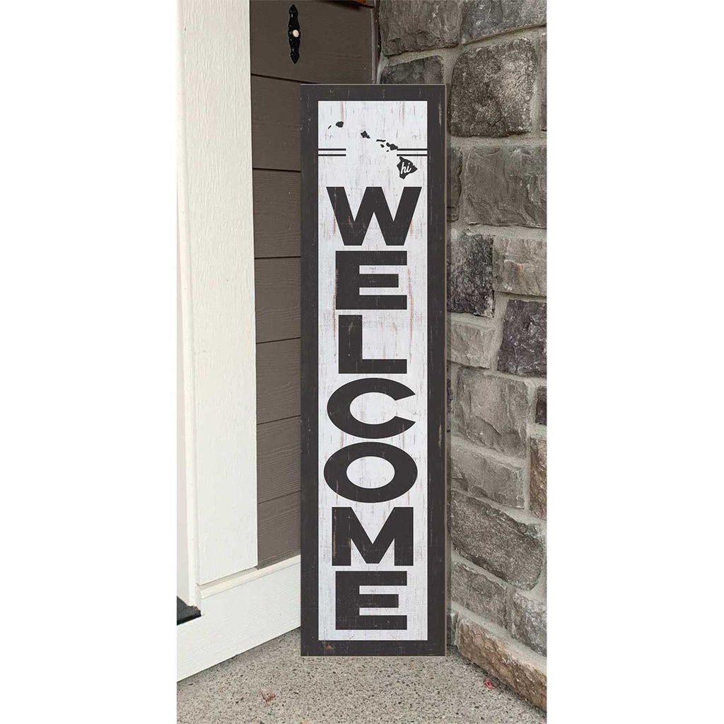 11x46 State Welcome Hawaii Leaner Sign