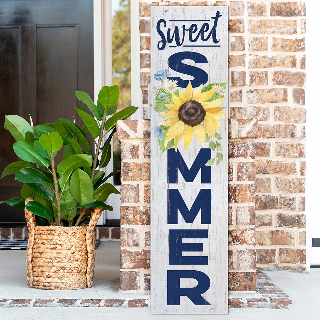 11x46 Sweet Summer Sunflower Leaner Sign