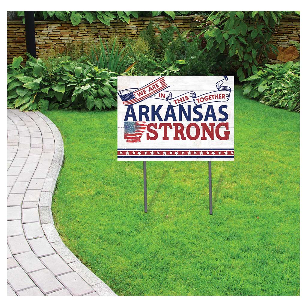 State Strong Lawn Sign Arkansas
