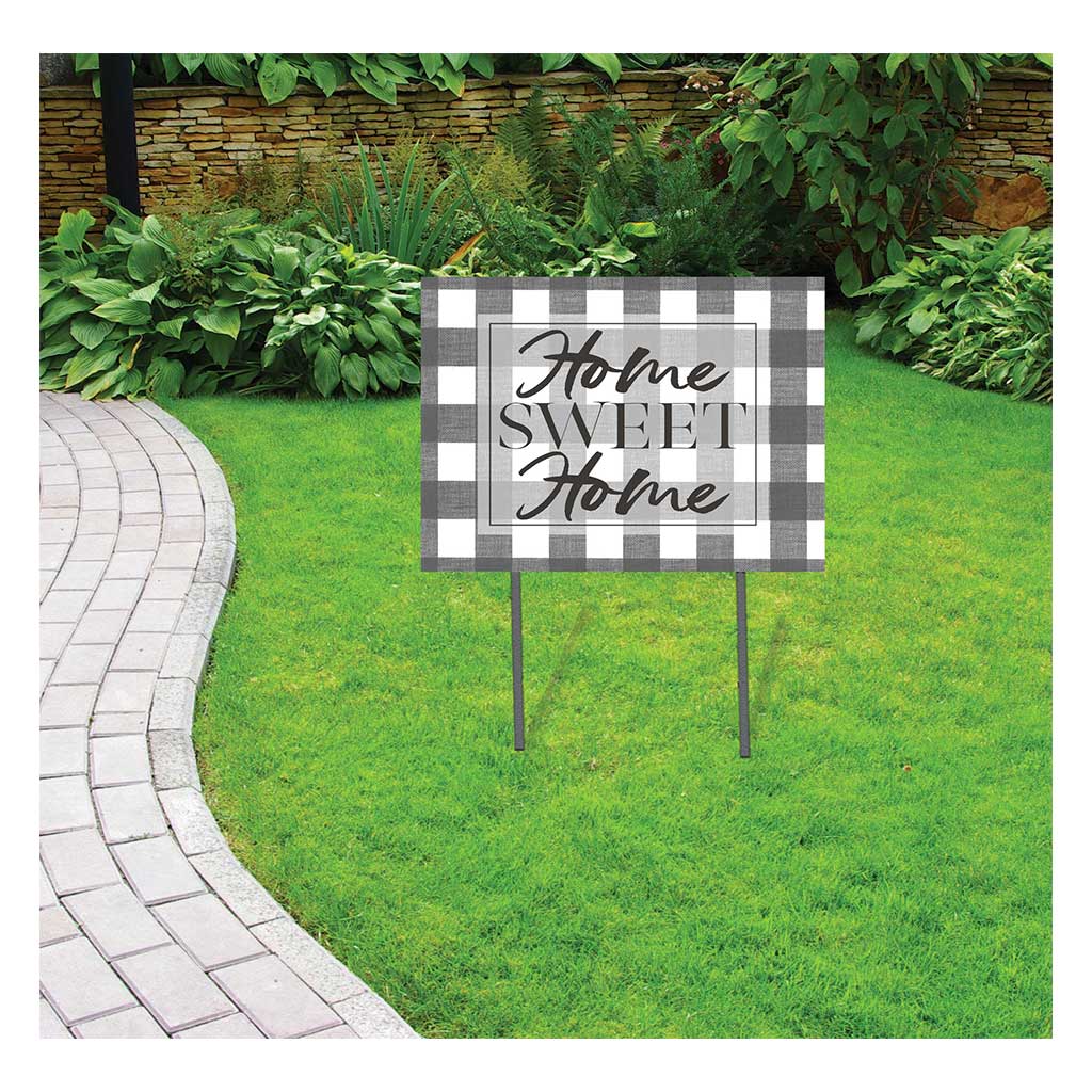 18x24 Buffalo Check Home Sweet Home Lawn Sign