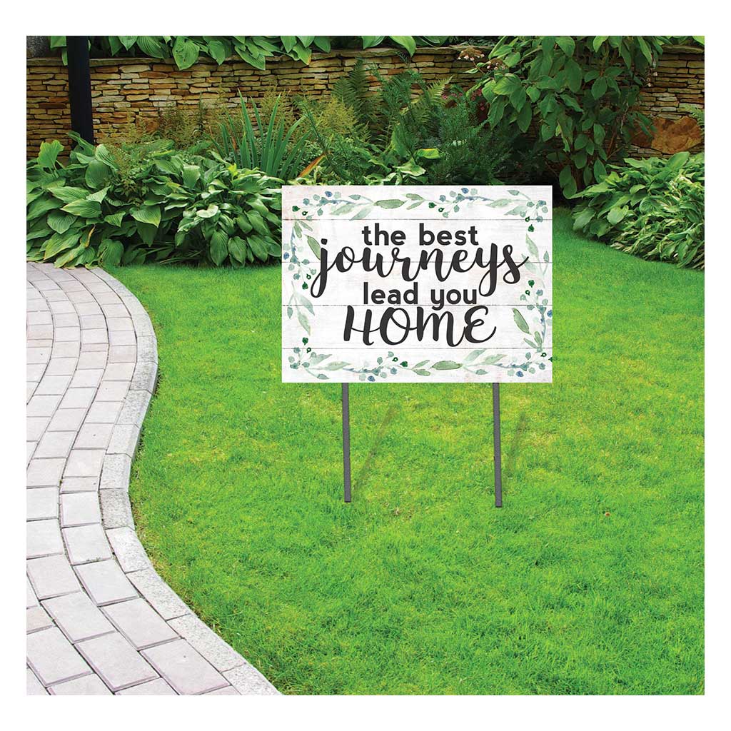 18x24 Best Journeys Lead Home Lawn Sign