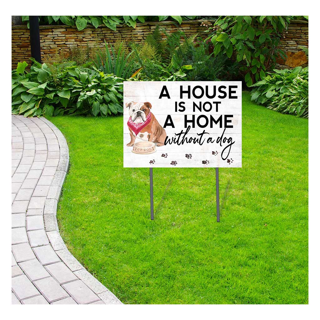 18x24 English Bulldog Dog Lawn Sign