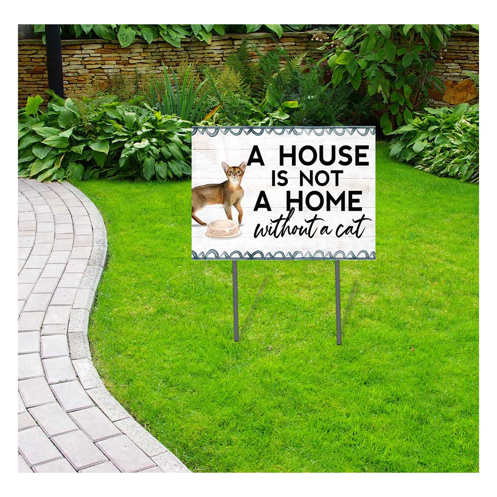 18x24 Abyssinian Cat Lawn Sign