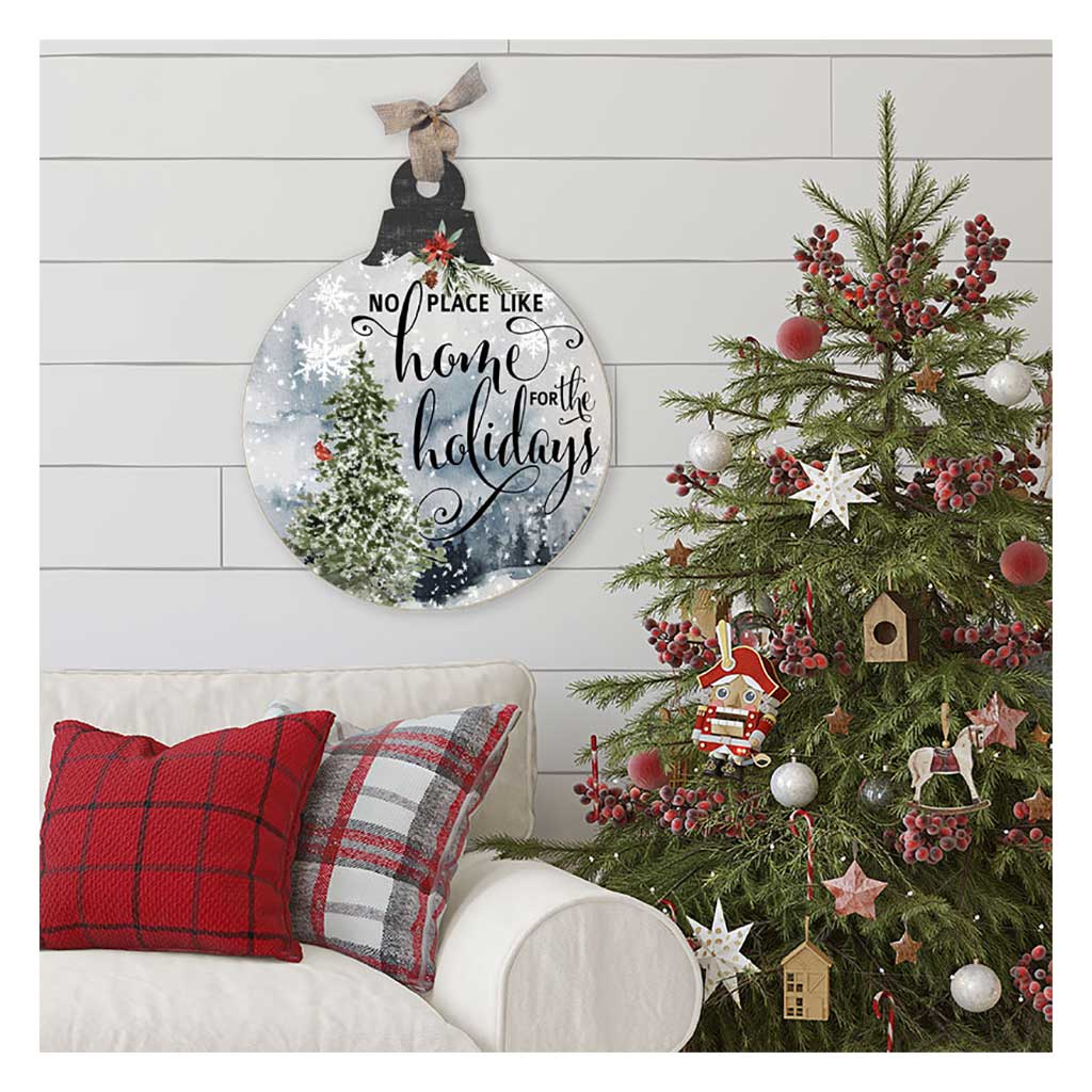 Home for the Holidays Winter Scene Large Ornament Sign