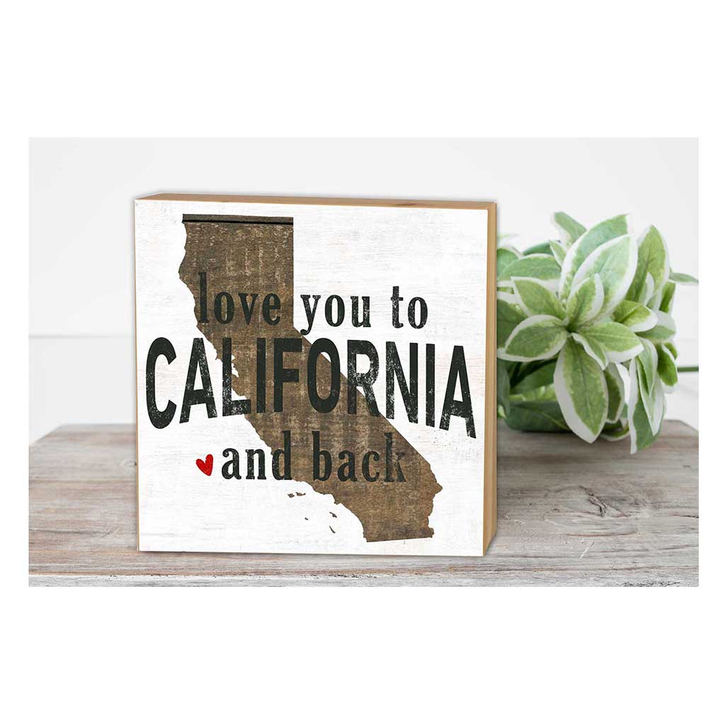 5x5 Love You To State Block California