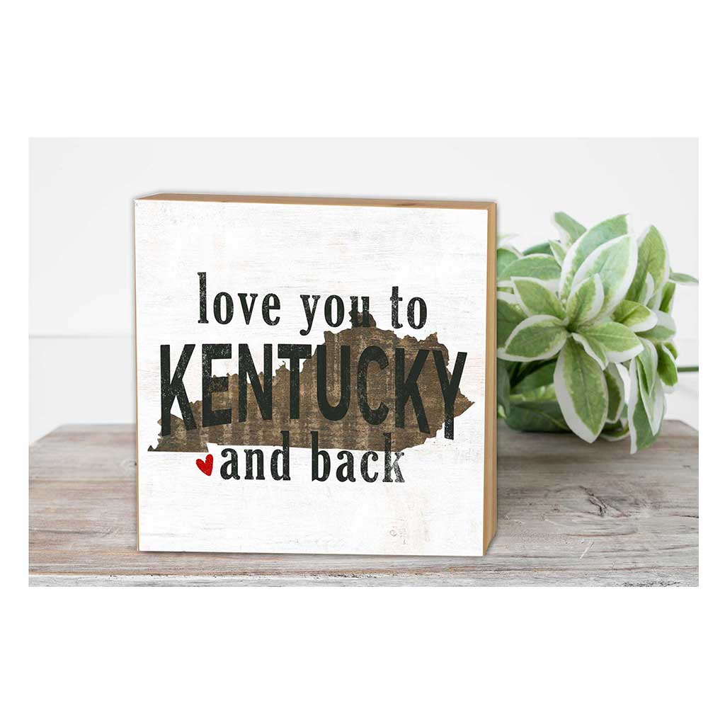 5x5 Love You To State Block Kentucky