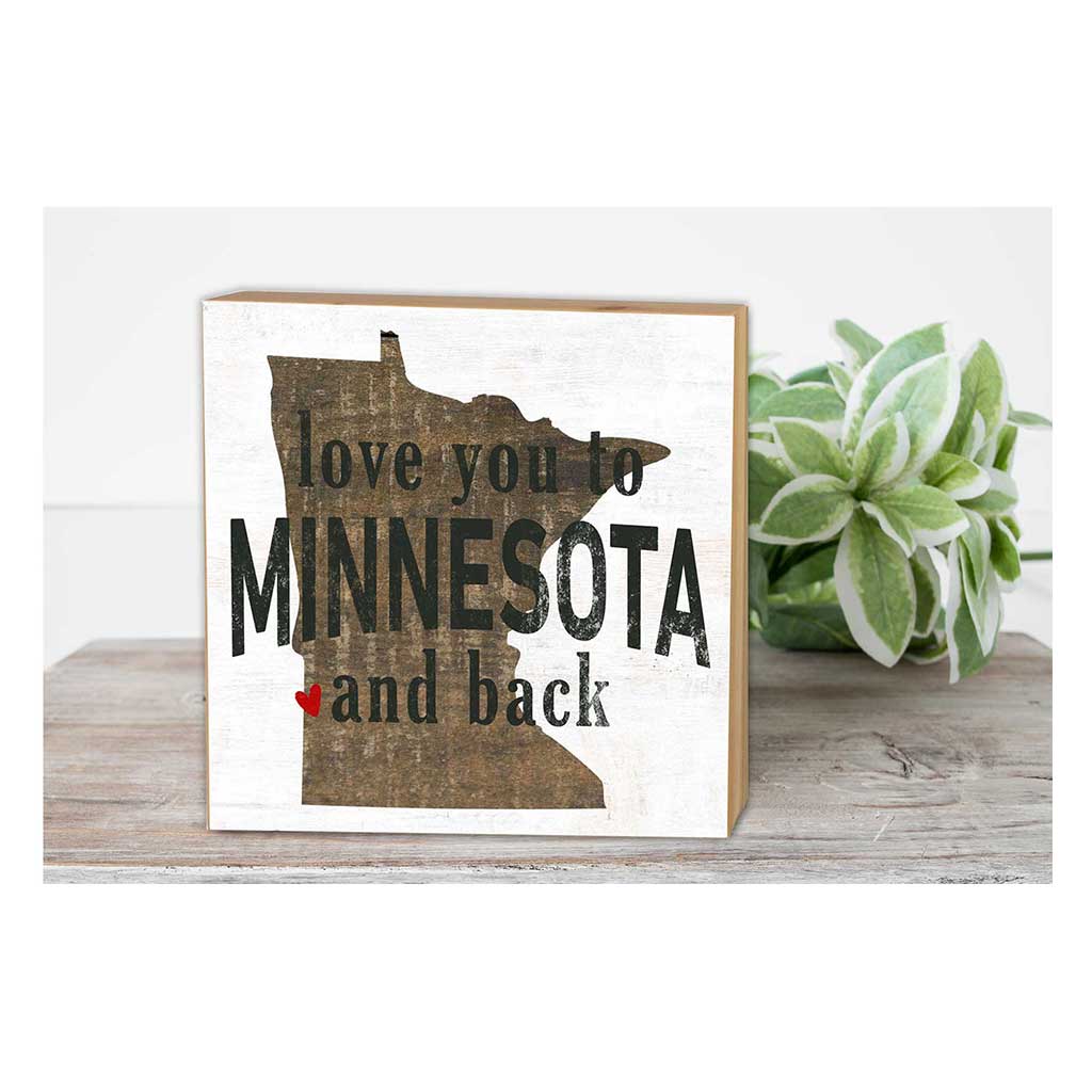 5x5 Love You To State Block Minnesota