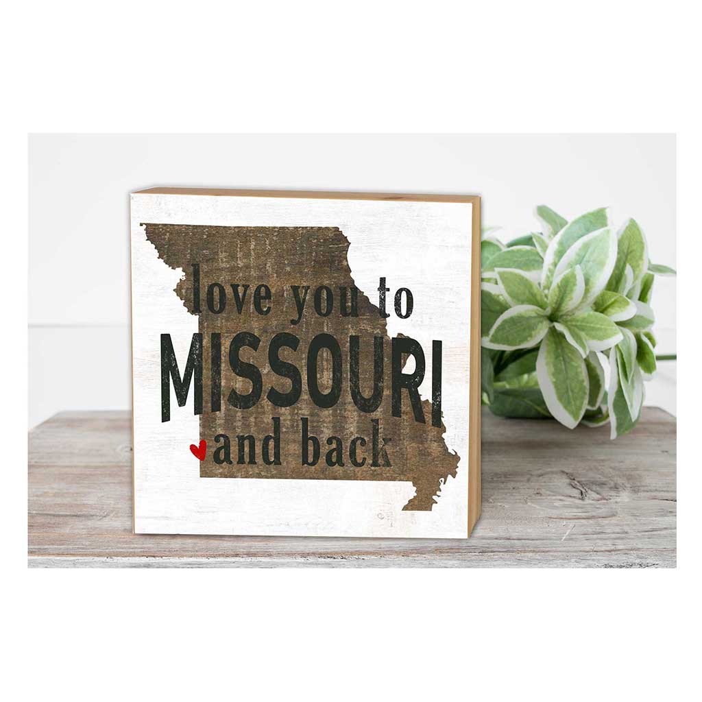 5x5 Love You To State Block Missouri